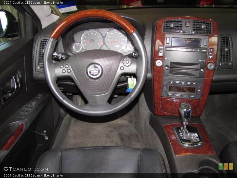 Ebony Interior Dashboard for the 2007 Cadillac CTS Sedan #47332549