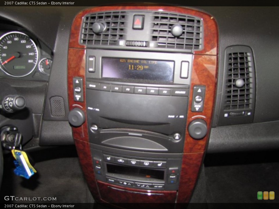 Ebony Interior Controls for the 2007 Cadillac CTS Sedan #47332558