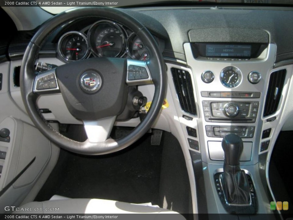 Light Titanium/Ebony Interior Dashboard for the 2008 Cadillac CTS 4 AWD Sedan #47333488
