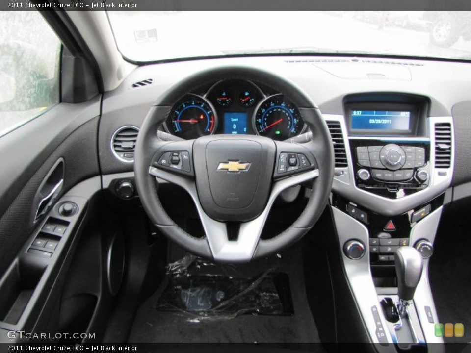 Jet Black Interior Dashboard for the 2011 Chevrolet Cruze ECO #47334031