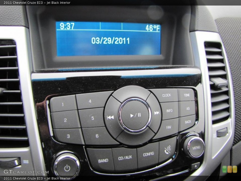 Jet Black Interior Controls for the 2011 Chevrolet Cruze ECO #47334061