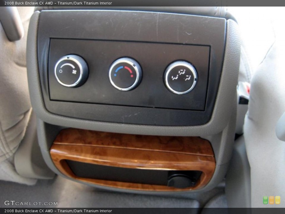 Titanium/Dark Titanium Interior Controls for the 2008 Buick Enclave CX AWD #47334937