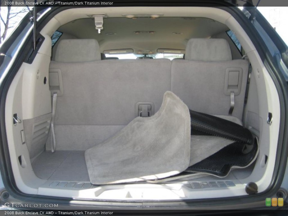 Titanium/Dark Titanium Interior Trunk for the 2008 Buick Enclave CX AWD #47334949