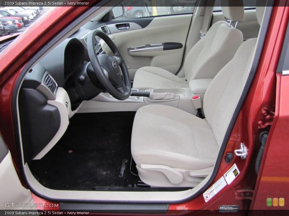 Ivory Interior Photo for the 2009 Subaru Impreza 2.5i Sedan #47335507