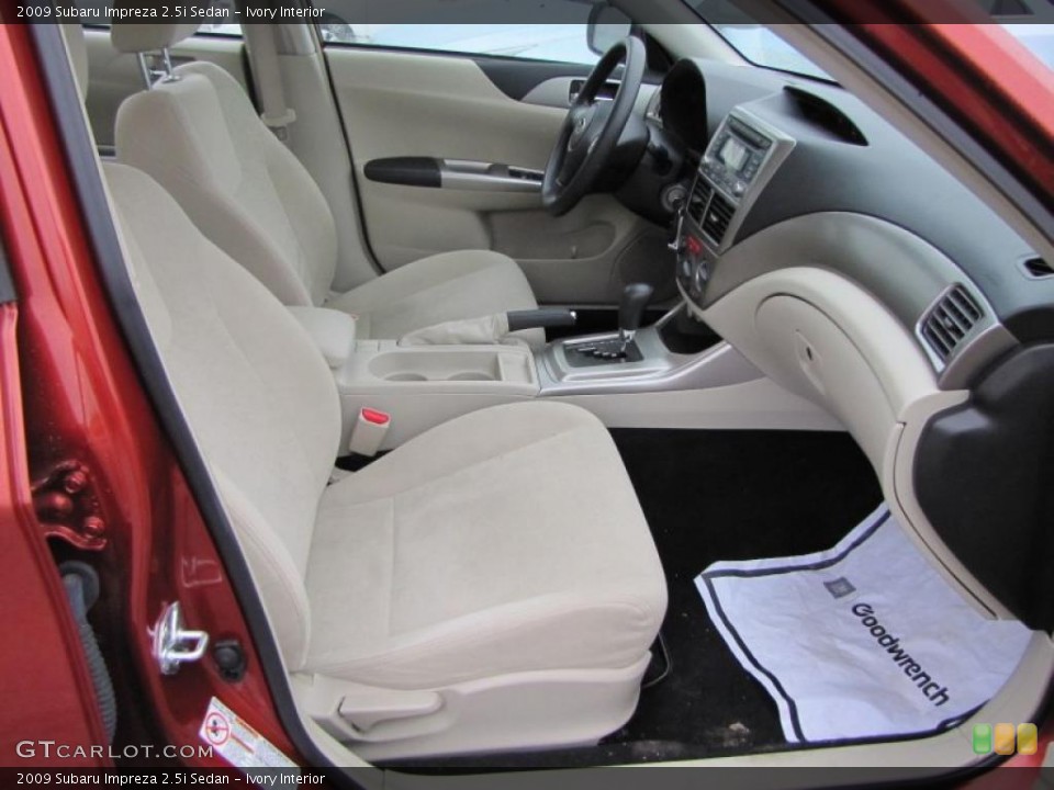 Ivory Interior Photo for the 2009 Subaru Impreza 2.5i Sedan #47335567
