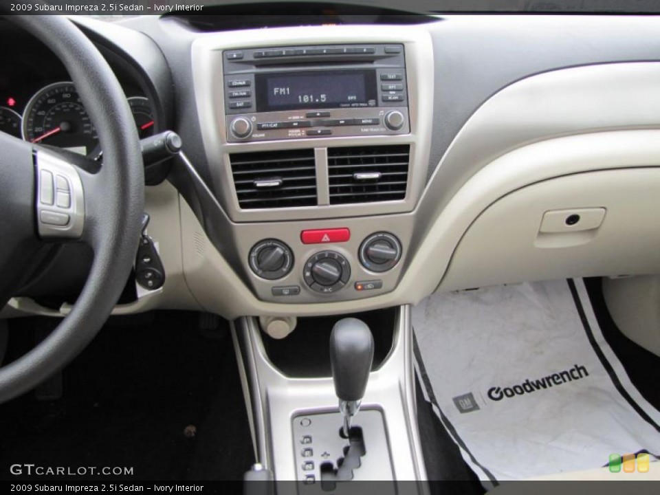 Ivory Interior Dashboard for the 2009 Subaru Impreza 2.5i Sedan #47335579