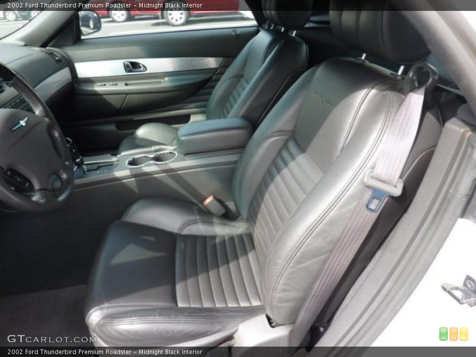 Midnight Black Interior Photo for the 2002 Ford Thunderbird Premium Roadster #47336650