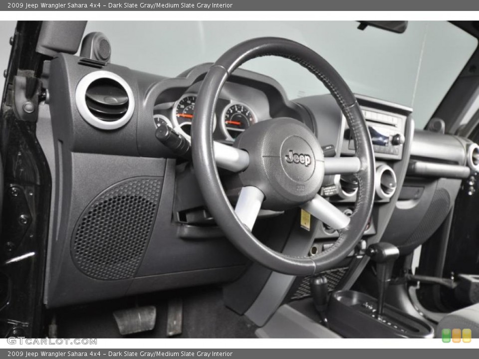 Dark Slate Gray/Medium Slate Gray Interior Photo for the 2009 Jeep Wrangler Sahara 4x4 #47336731