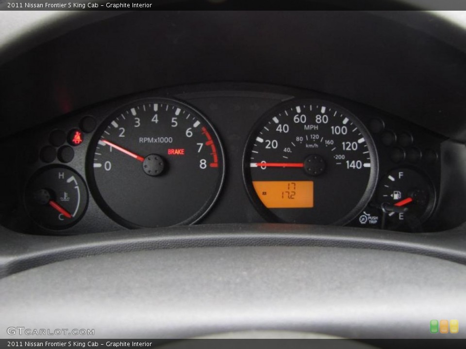 Graphite Interior Gauges for the 2011 Nissan Frontier S King Cab #47336914