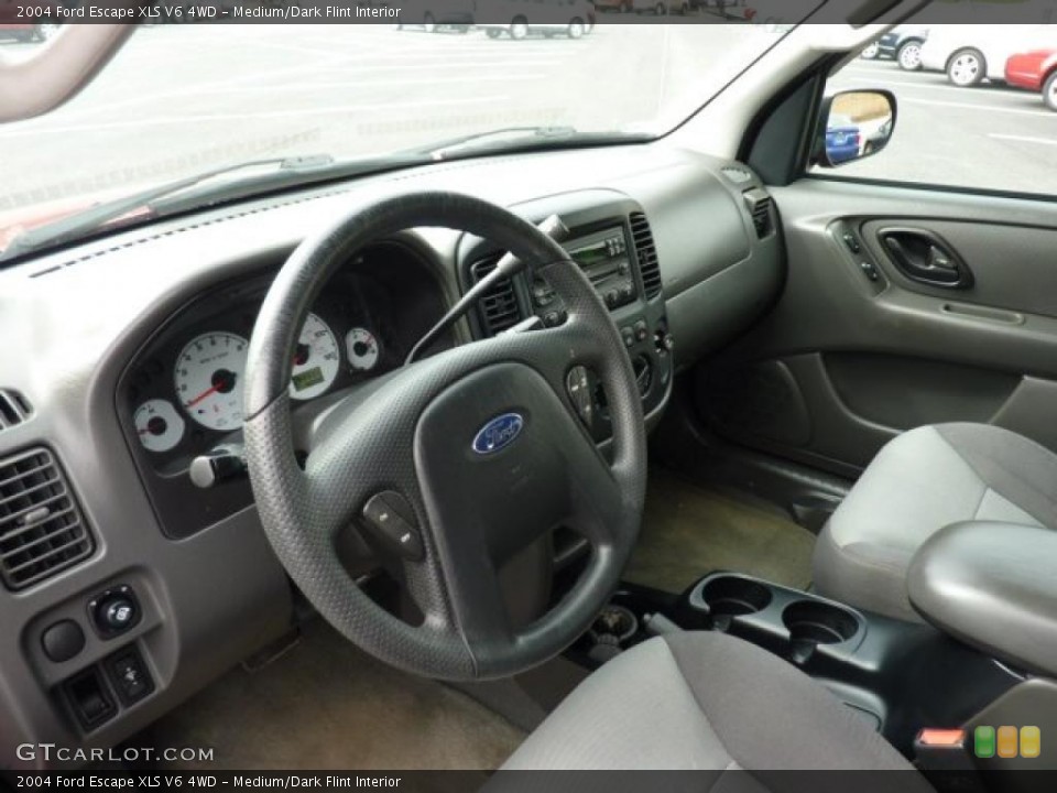 Medium/Dark Flint Interior Prime Interior for the 2004 Ford Escape XLS V6 4WD #47337220