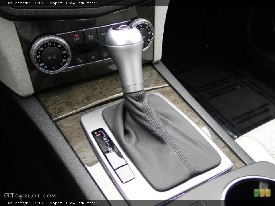 Grey/Black Interior Transmission for the 2009 Mercedes-Benz C 350 Sport #47337727