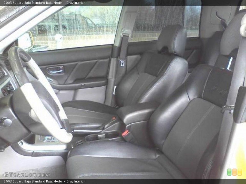 Gray Interior Photo for the 2003 Subaru Baja  #47338609