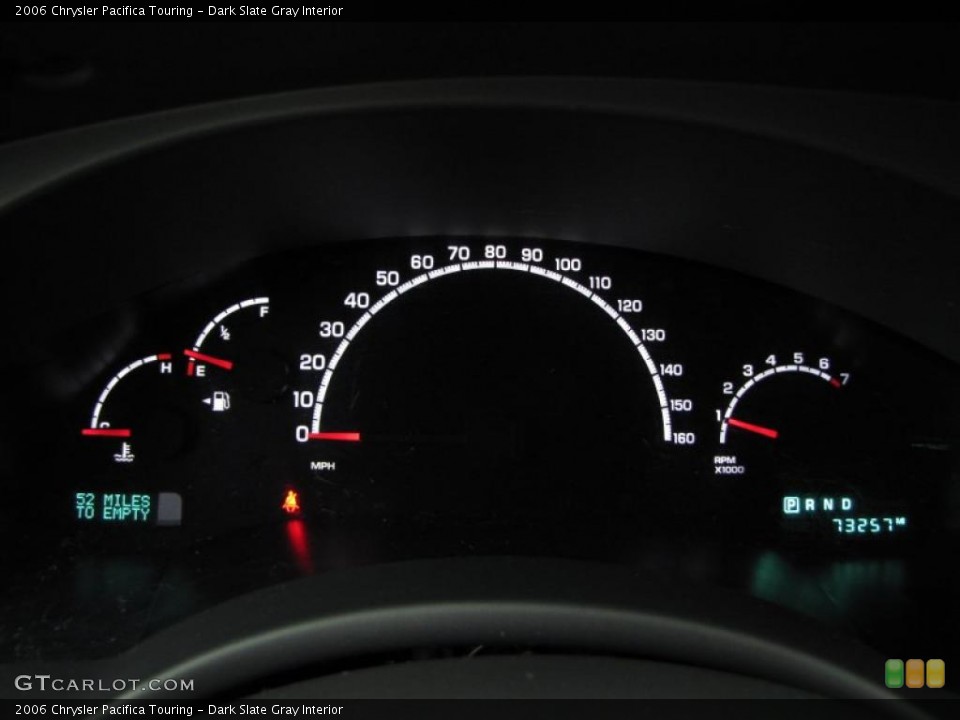 Dark Slate Gray Interior Gauges for the 2006 Chrysler Pacifica Touring #47338822