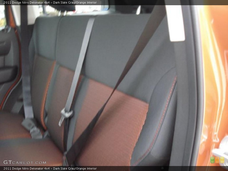 Dark Slate Gray/Orange Interior Photo for the 2011 Dodge Nitro Detonator 4x4 #47339110