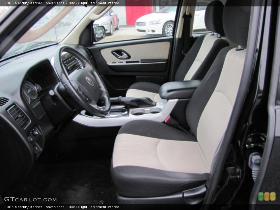 Black/Light Parchment Interior Photo for the 2006 Mercury Mariner Convenience #47339833