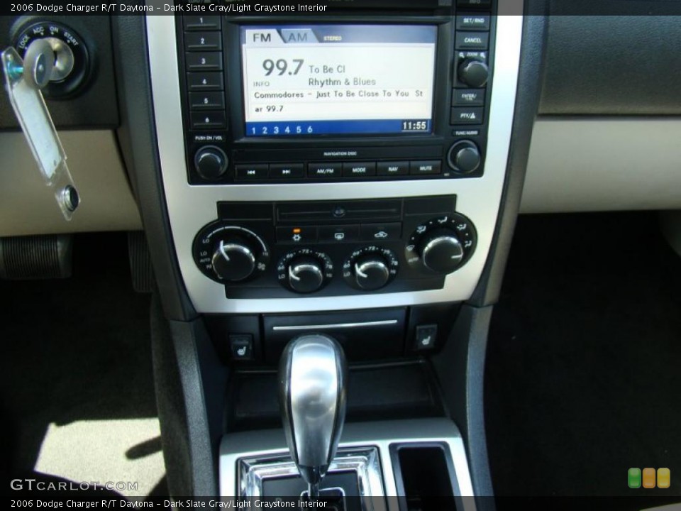 Dark Slate Gray/Light Graystone Interior Controls for the 2006 Dodge Charger R/T Daytona #47340466