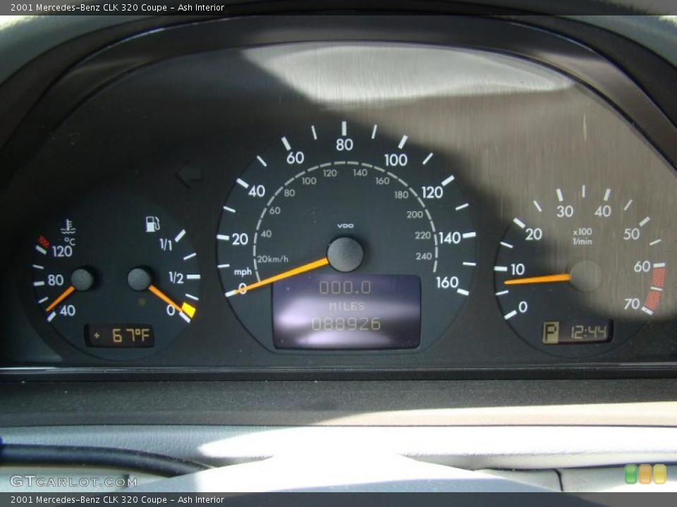 Ash Interior Gauges for the 2001 Mercedes-Benz CLK 320 Coupe #47340946