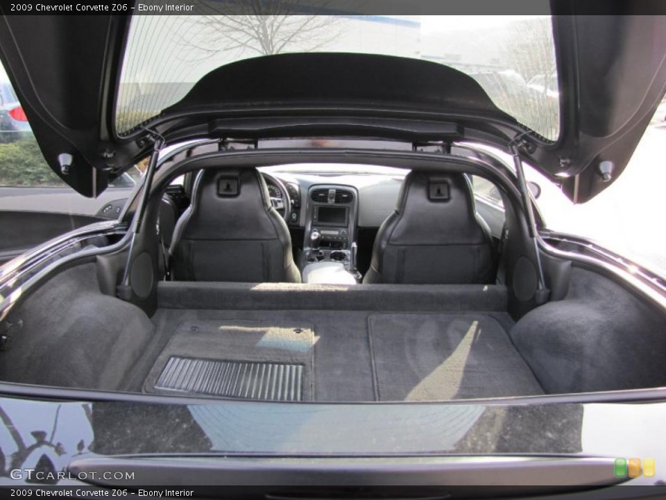 Ebony Interior Trunk for the 2009 Chevrolet Corvette Z06 #47341897