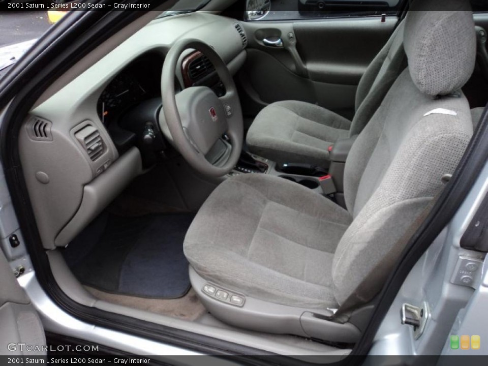 Gray Interior Photo for the 2001 Saturn L Series L200 Sedan #47342621