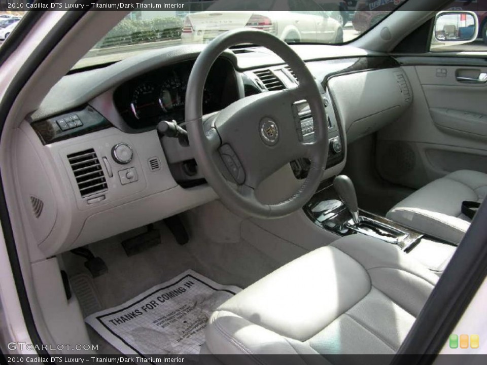 Titanium/Dark Titanium Interior Prime Interior for the 2010 Cadillac DTS Luxury #47343371
