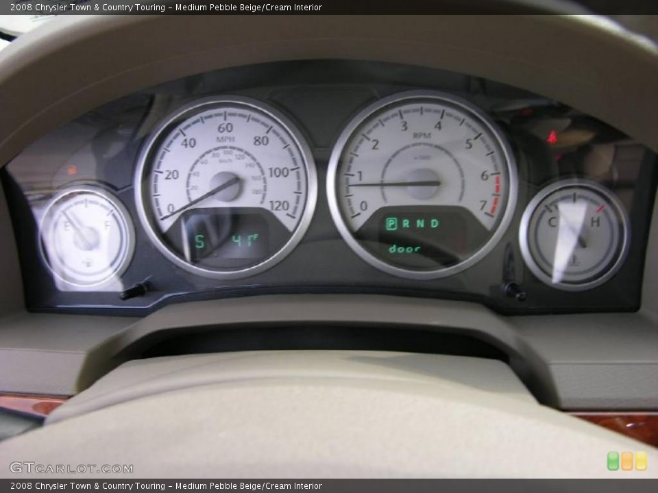 Medium Pebble Beige/Cream Interior Gauges for the 2008 Chrysler Town & Country Touring #47344025
