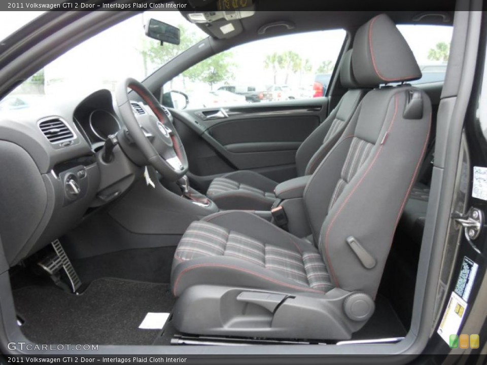 Interlagos Plaid Cloth Interior Photo for the 2011 Volkswagen GTI 2 Door #47344925
