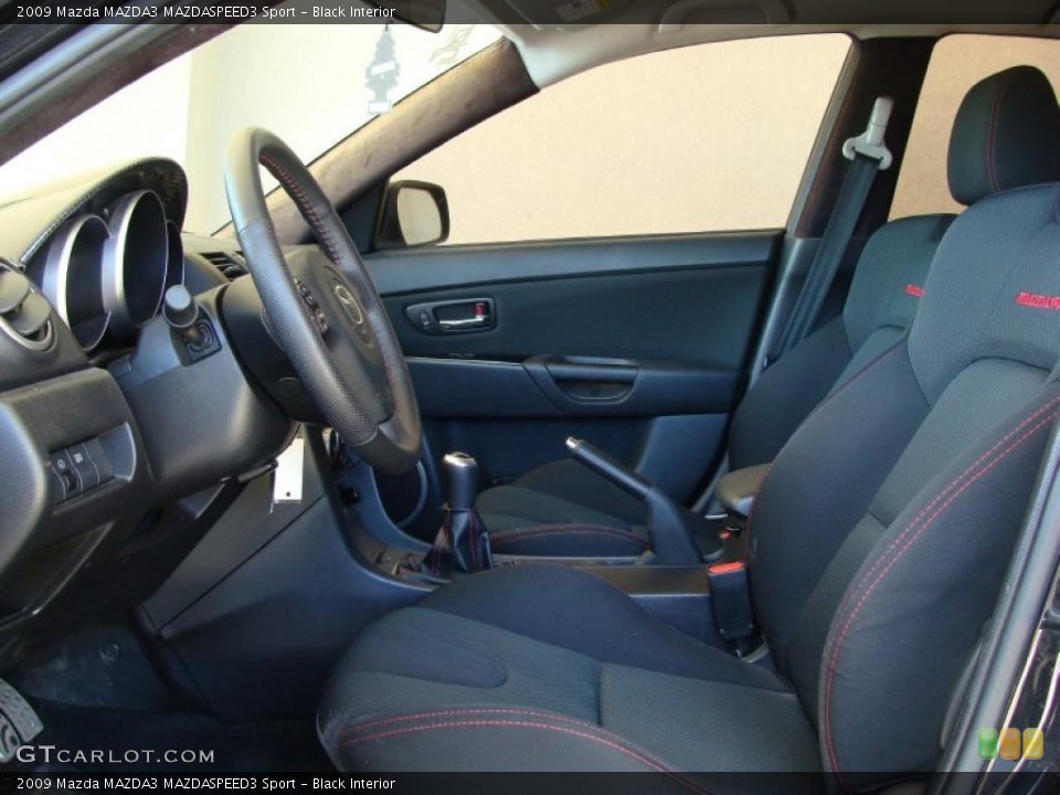 Black Interior Photo for the 2009 Mazda MAZDA3 MAZDASPEED3 Sport #47346635
