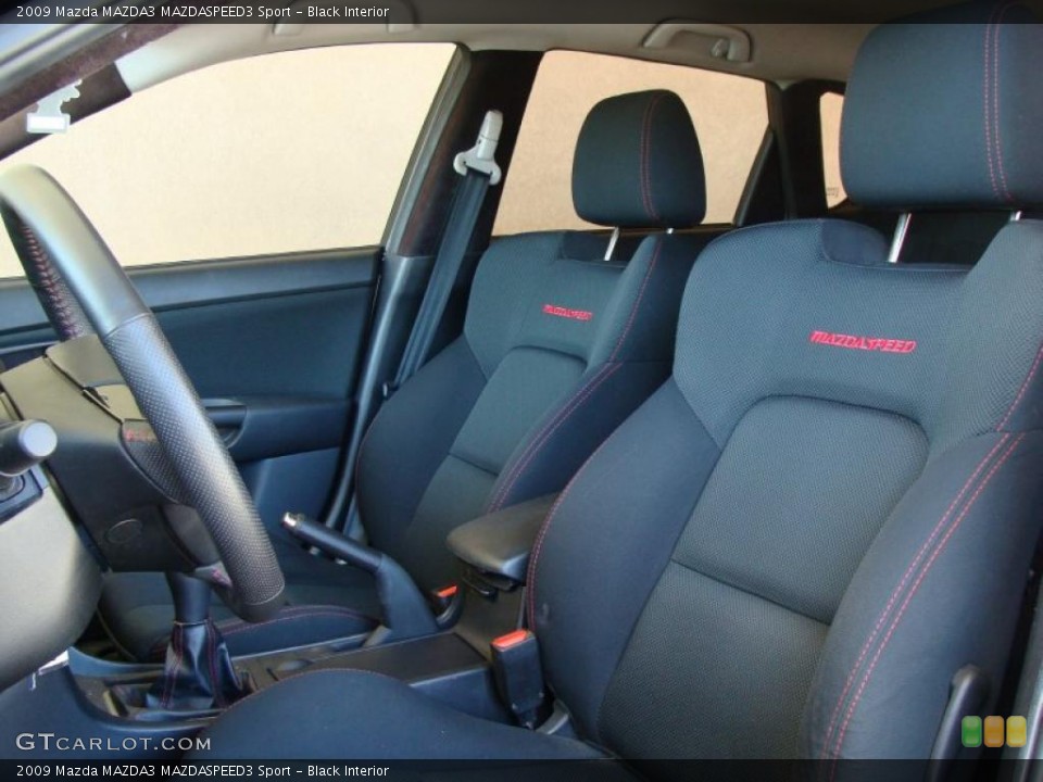 Black Interior Photo for the 2009 Mazda MAZDA3 MAZDASPEED3 Sport #47346659