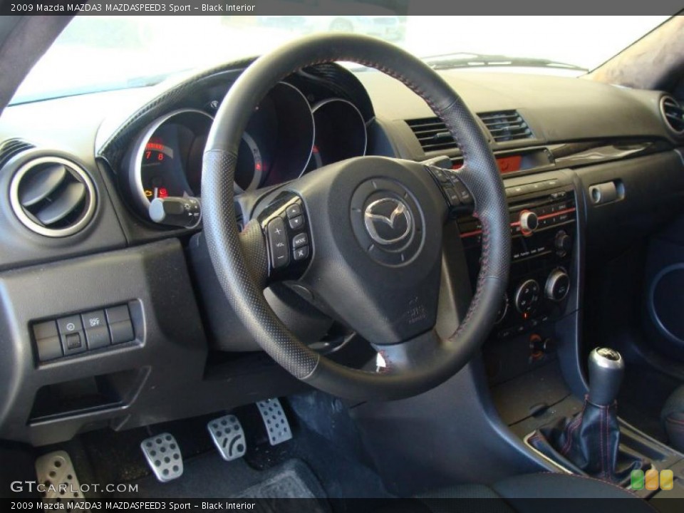 Black Interior Photo for the 2009 Mazda MAZDA3 MAZDASPEED3 Sport #47346671