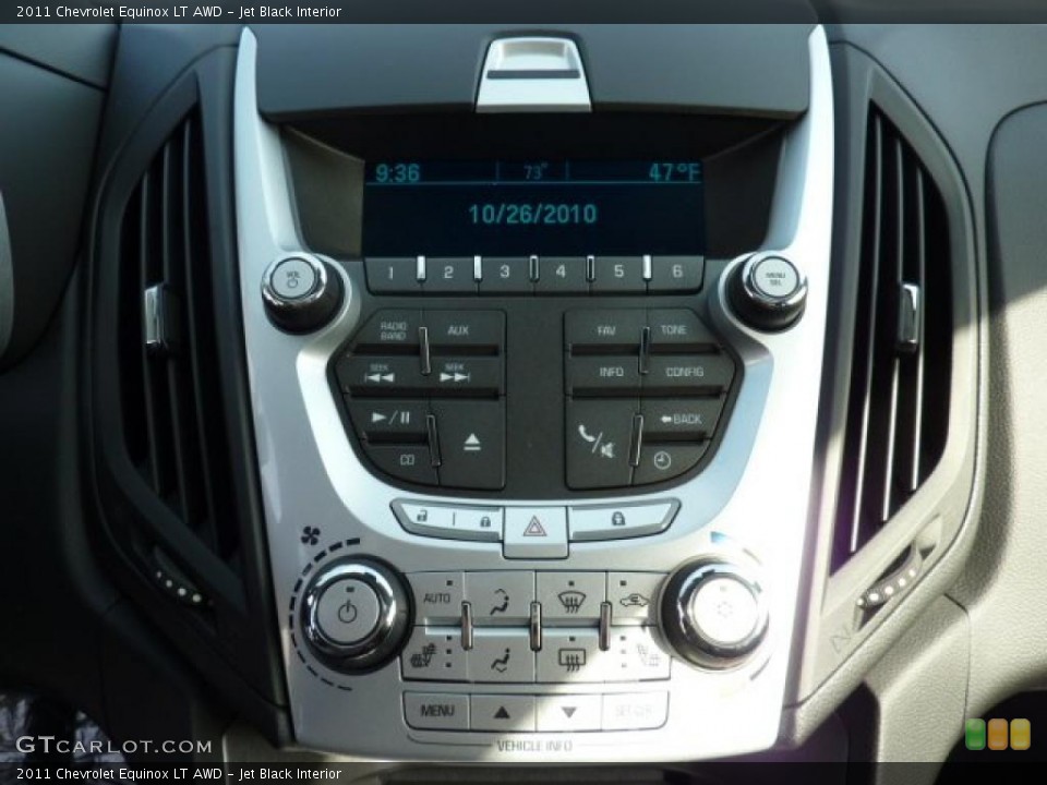 Jet Black Interior Controls for the 2011 Chevrolet Equinox LT AWD #47347076