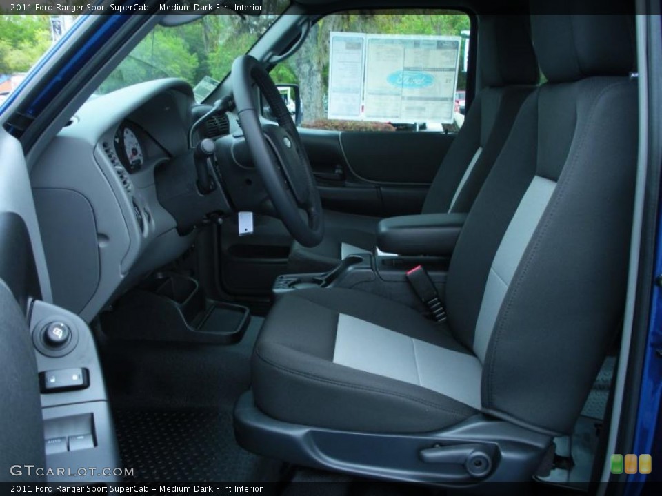 Medium Dark Flint Interior Photo for the 2011 Ford Ranger Sport SuperCab #47351423
