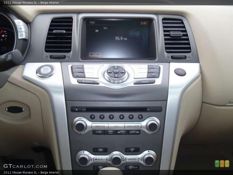 Beige Interior Controls for the 2011 Nissan Murano SL #47351831