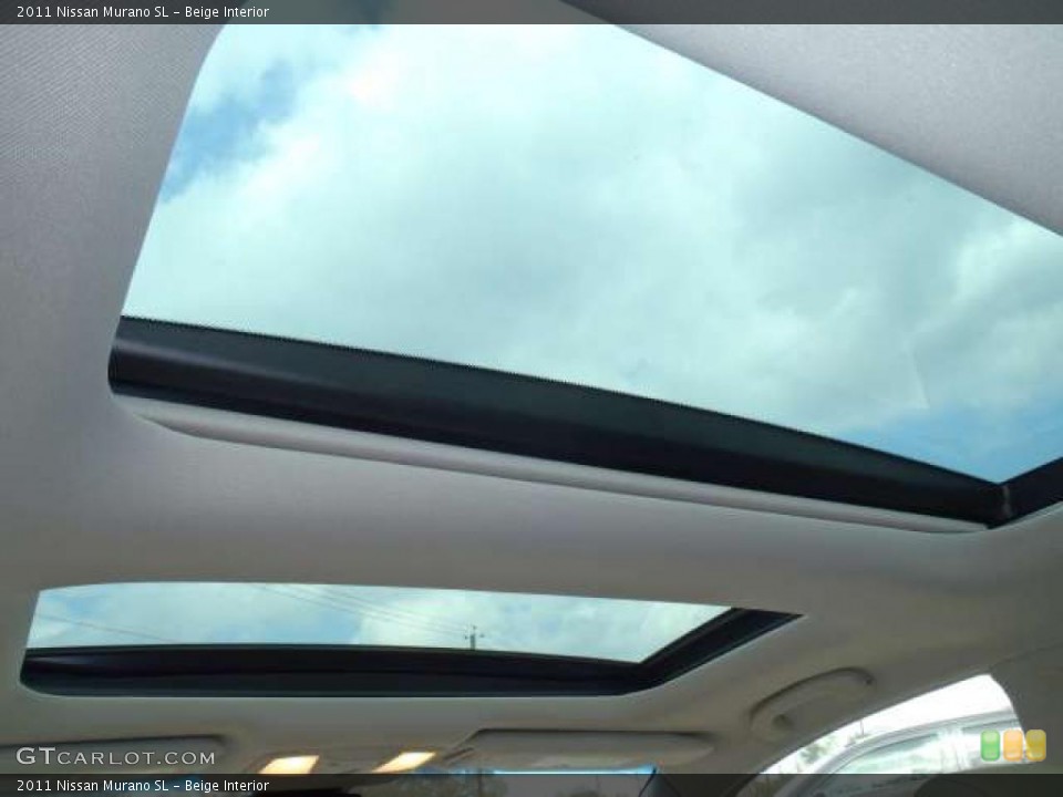 Beige Interior Sunroof for the 2011 Nissan Murano SL #47351846