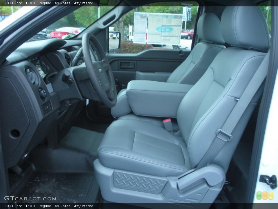 Steel Gray Interior Photo for the 2011 Ford F150 XL Regular Cab #47351981