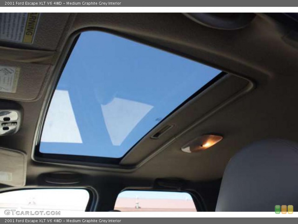 Medium Graphite Grey Interior Sunroof for the 2001 Ford Escape XLT V6 4WD #47352761