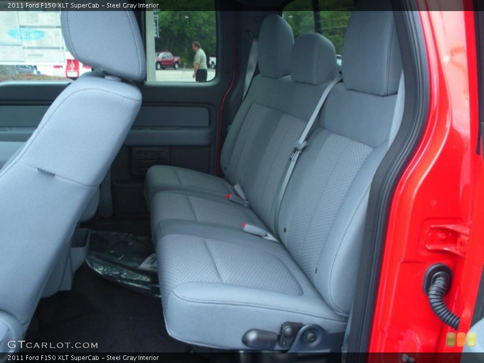 Steel Gray Interior Photo for the 2011 Ford F150 XLT SuperCab #47352767