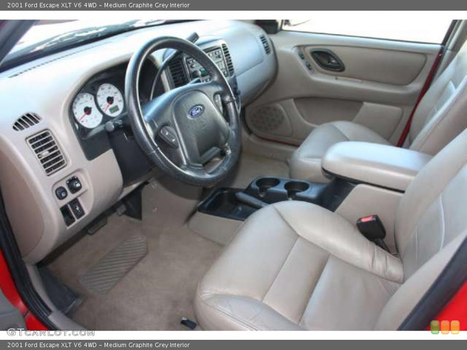 Medium Graphite Grey Interior Photo for the 2001 Ford Escape XLT V6 4WD #47352779