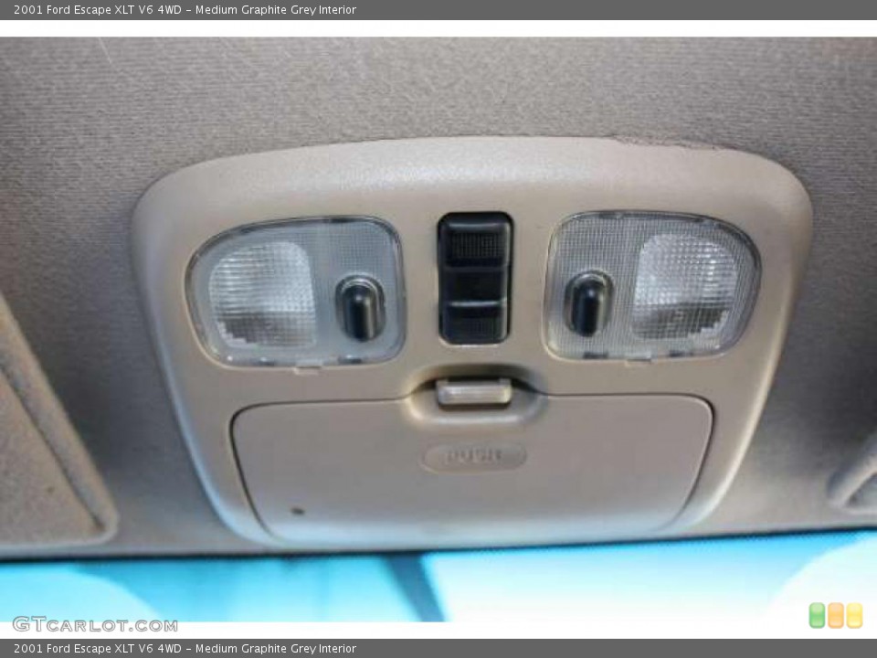 Medium Graphite Grey Interior Controls for the 2001 Ford Escape XLT V6 4WD #47352908