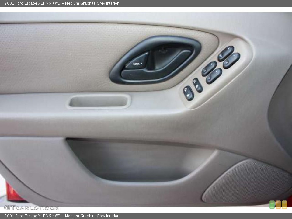 Medium Graphite Grey Interior Door Panel for the 2001 Ford Escape XLT V6 4WD #47352923