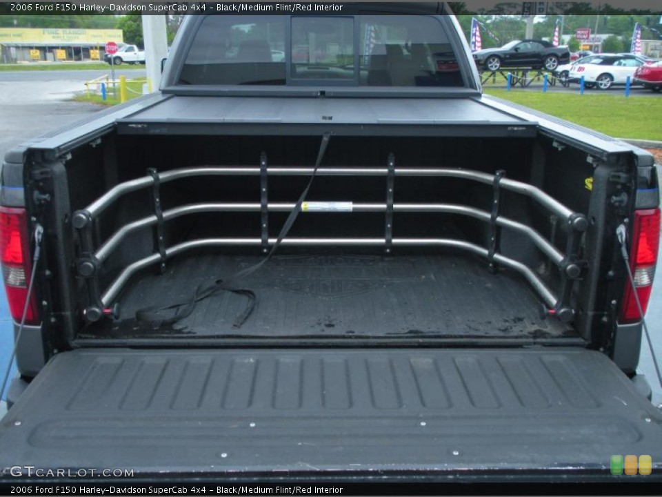 Black/Medium Flint/Red Interior Trunk for the 2006 Ford F150 Harley-Davidson SuperCab 4x4 #47353439