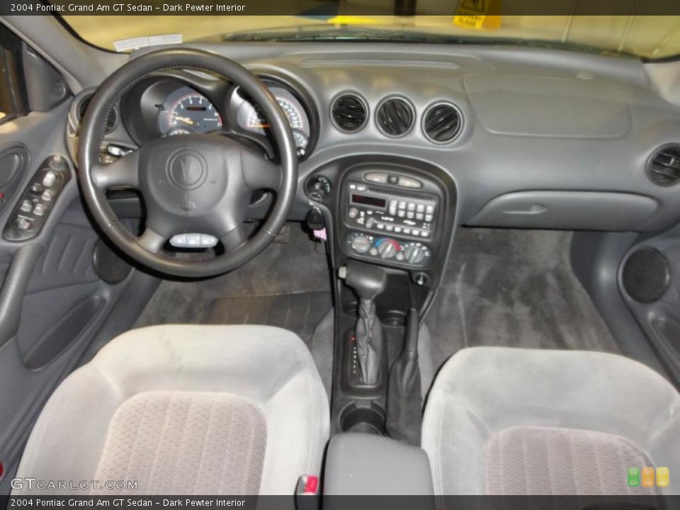 Dark Pewter Interior Dashboard for the 2004 Pontiac Grand Am GT Sedan #47354759