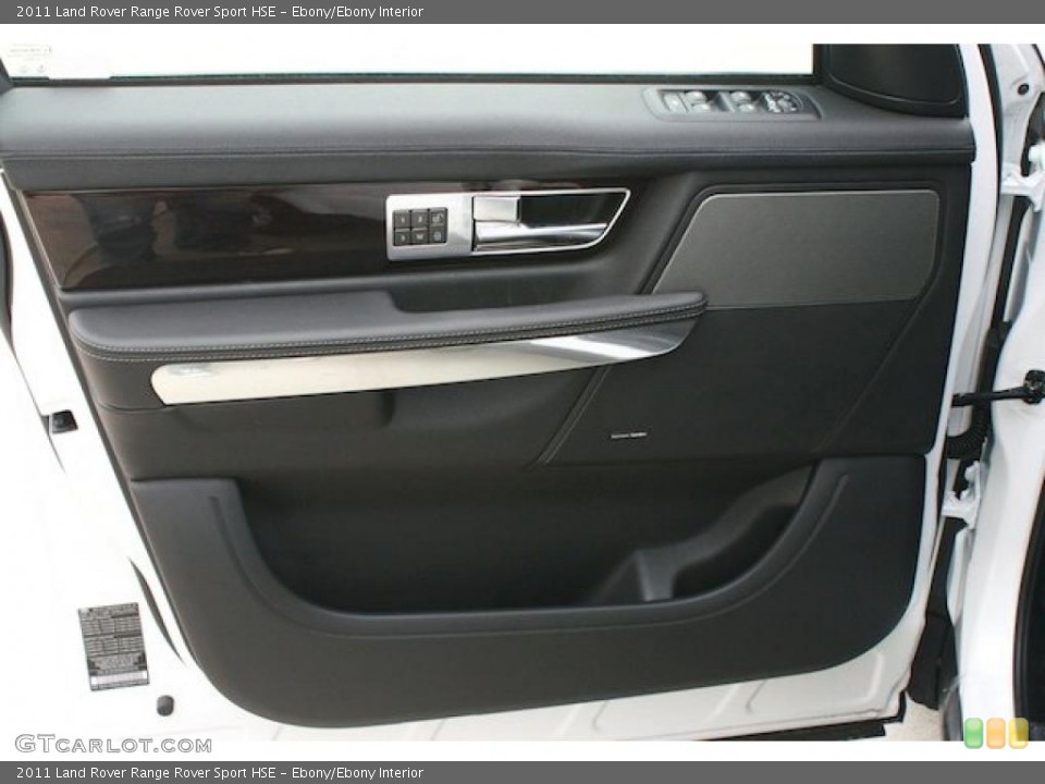 Ebony/Ebony Interior Door Panel for the 2011 Land Rover Range Rover Sport HSE #47355389