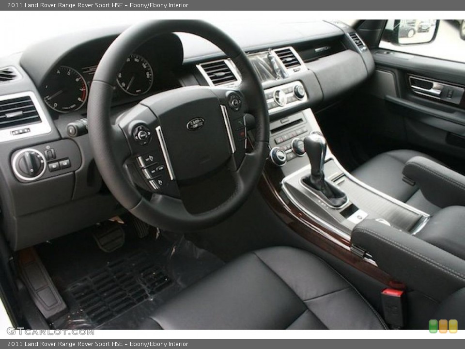 Ebony/Ebony Interior Steering Wheel for the 2011 Land Rover Range Rover Sport HSE #47355416