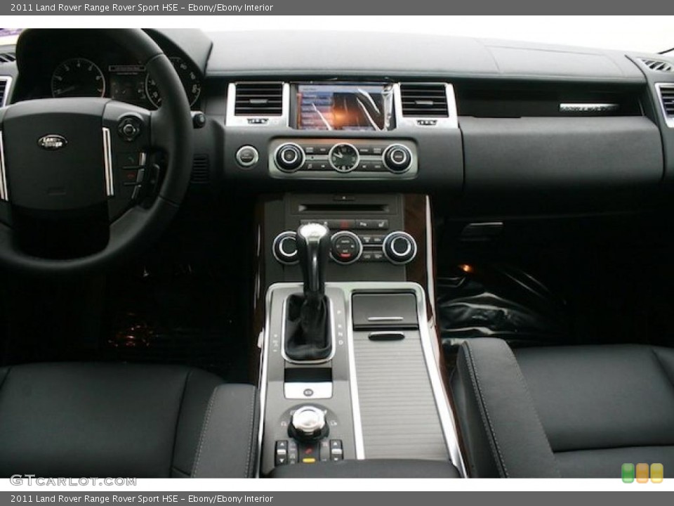 Ebony/Ebony Interior Dashboard for the 2011 Land Rover Range Rover Sport HSE #47355485