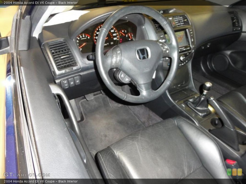 Black Interior Prime Interior for the 2004 Honda Accord EX V6 Coupe #47356628