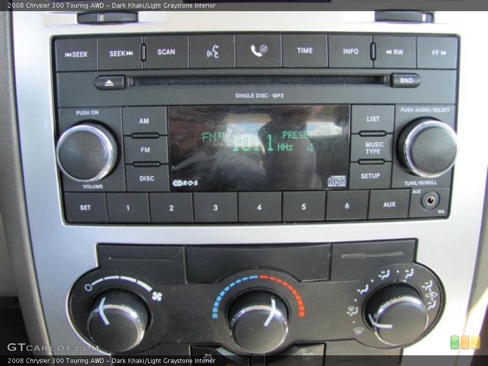 Dark Khaki/Light Graystone Interior Controls for the 2008 Chrysler 300 Touring AWD #47356739