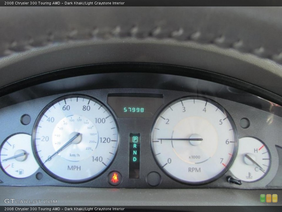 Dark Khaki/Light Graystone Interior Gauges for the 2008 Chrysler 300 Touring AWD #47356769