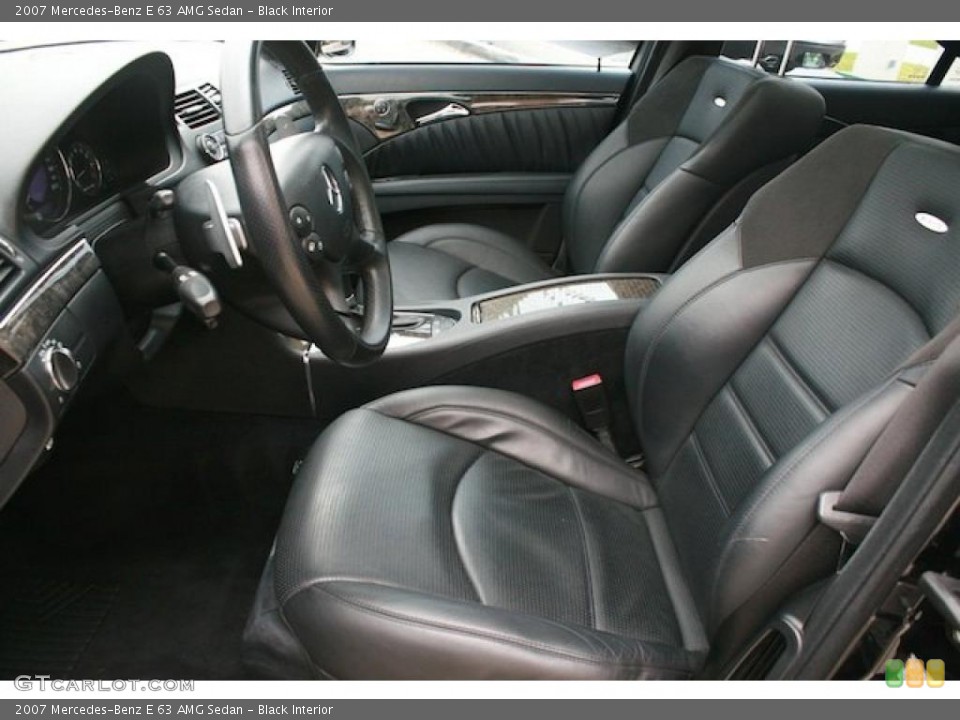 Black Interior Photo for the 2007 Mercedes-Benz E 63 AMG Sedan #47357138