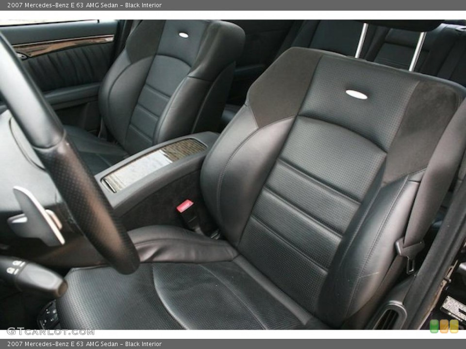 Black Interior Photo for the 2007 Mercedes-Benz E 63 AMG Sedan #47357366