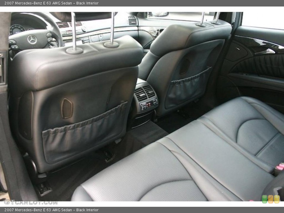 Black Interior Photo for the 2007 Mercedes-Benz E 63 AMG Sedan #47357381